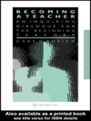cover image of Becoming a Teacher